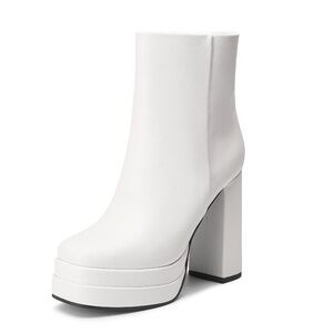 Dream Pairs platform Gogo ankle boots